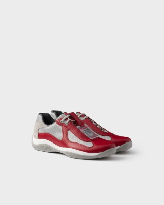 Prada America's Cup Original Sneakers Red