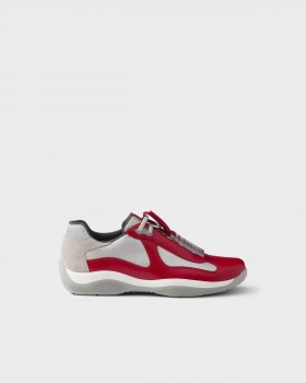 Prada America's Cup Original Sneakers Red
