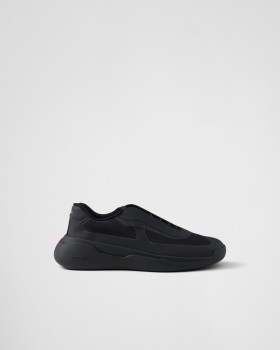 Prada America's Cup Re-nylon And Bike Fabric Sneakers Black