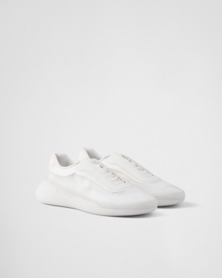 Prada America's Cup Re-nylon And Bike Fabric Sneakers White