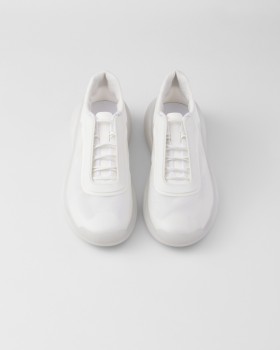 Prada America's Cup Re-nylon And Bike Fabric Sneakers White