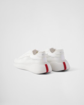 Prada America's Cup Re-nylon And Bike Fabric Sneakers White