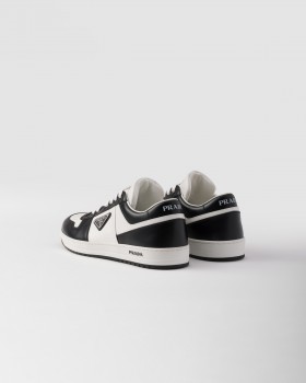 Prada Downtown Leather Sneakers White/Black
