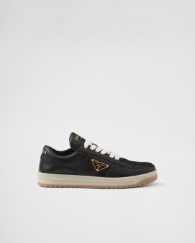 Prada Downtown Nappa Leather Sneakers Black