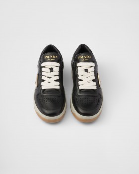 Prada Downtown Nappa Leather Sneakers Black