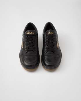 Prada Downtown Nappa Leather Sneakers Black