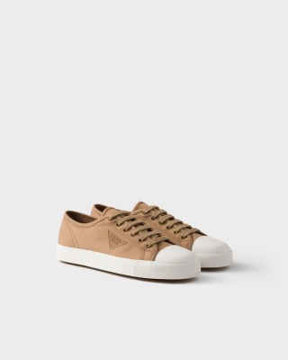 Prada Fabric Sneakers Cork Beige
