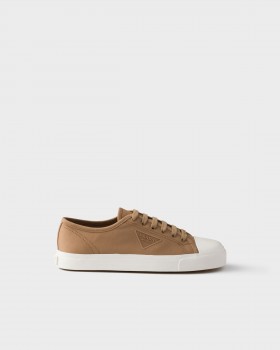 Prada Fabric Sneakers Cork Beige