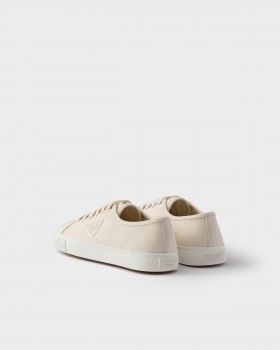 Prada Fabric Sneakers Grayish White