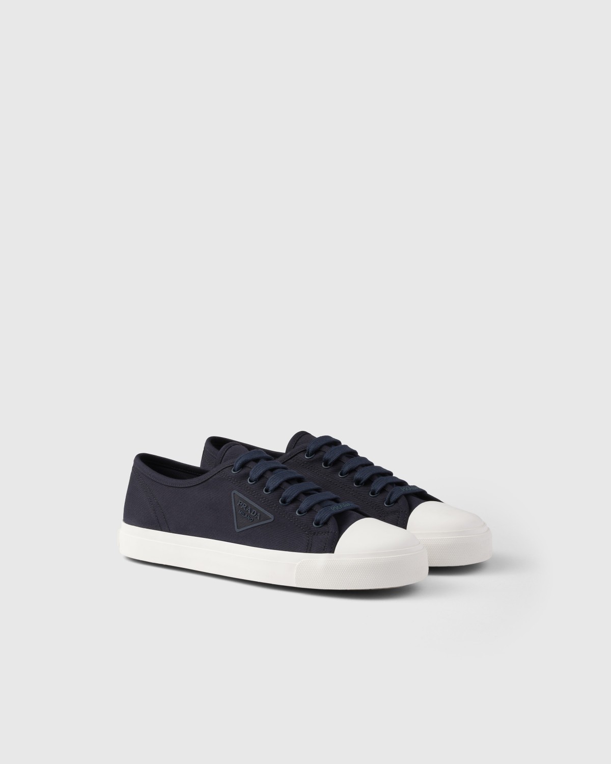 Prada Fabric Sneakers Navy