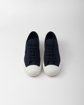 Prada Hemp Sneakers Baltic Blue