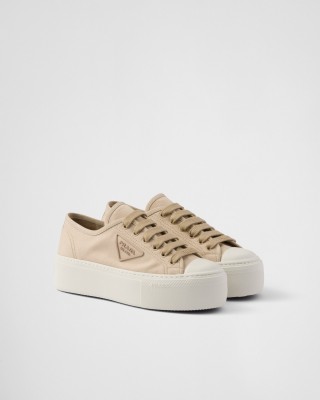 Prada Laced Fabric Sneakers Cord