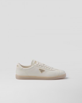 Prada Lane Leather Sneakers Ivory