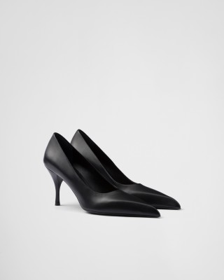 Prada Leather Pumps Black