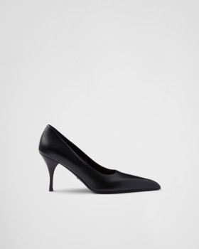 Prada Leather Pumps Black