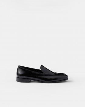 Prada Naplak Patent Leather Loafers Black