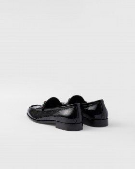 Prada Naplak Patent Leather Loafers Black