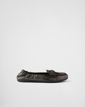 Prada Nappa Leather Loafers Black