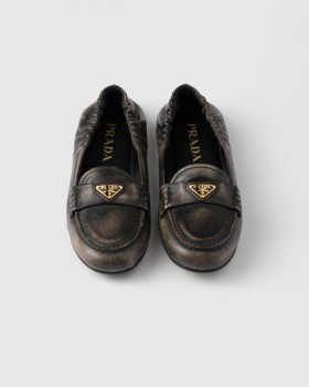 Prada Nappa Leather Loafers Black