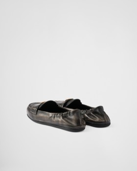 Prada Nappa Leather Loafers Black