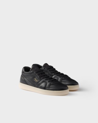 Prada Nappa Leather Sneakers Black
