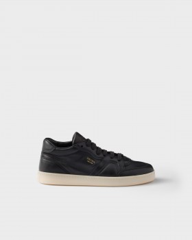 Prada Nappa Leather Sneakers Black