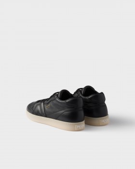 Prada Nappa Leather Sneakers Black