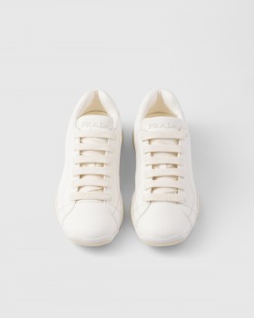 Prada Nappa Leather Sneakers Ivory