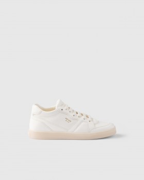 Prada Nappa Leather Sneakers Ivory