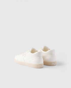 Prada Nappa Leather Sneakers Ivory