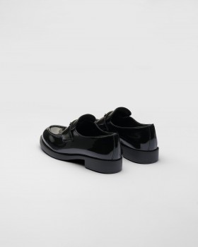 Prada Patent Leather Loafers Black