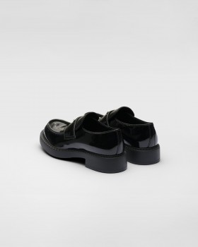Prada Patent Leather Loafers Black