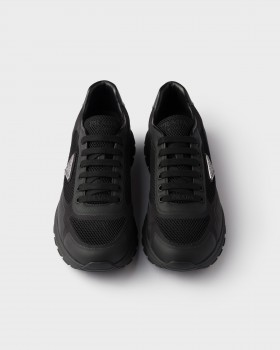 Prada Prax 2.0 Fabric Sneakers Black