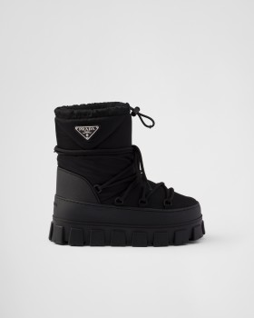Prada Re-nylon Gabardine Apres-ski Boots Black