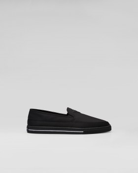 Prada Re-nylon Slip-on Sneakers Black