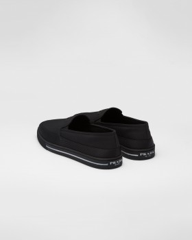 Prada Re-nylon Slip-on Sneakers Black