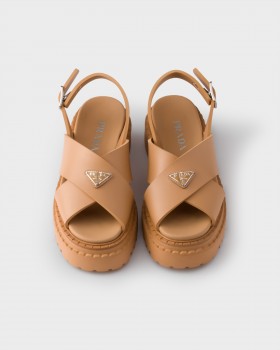 Prada Rubber Sandals Barley