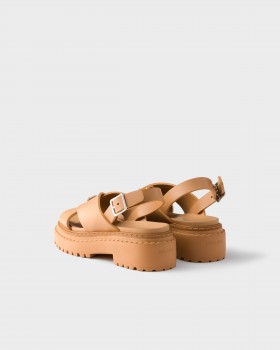 Prada Rubber Sandals Barley