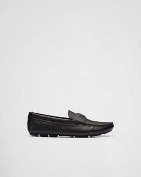 Prada Saffiano Leather Driver Black