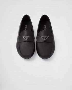 Prada Saffiano Leather Driver Black