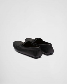 Prada Saffiano Leather Driver Black